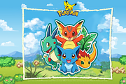 Adventure with Pokémon Stickers, an Animal Illustration by Blendient (Thumbnail 10 of 13)