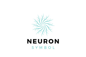 Neuron Symbol Logo Design, a Branding & Logo Template by AlvinStd