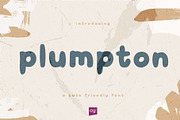 Plumpton Cute Bubbly Font Family, a Handwritten Font by Craft Graphic Type (Thumbnail 1 of 10)
