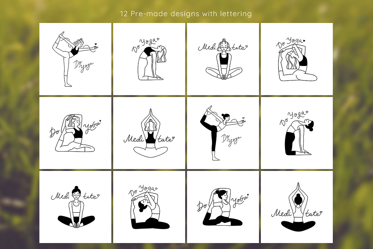Do Yoga : Line Art Illustrations, a Person Illustration by Greywitch_Lola (Photo 4 of 10)