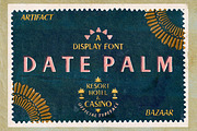 Datepalm | Tropical Stamp Sans, a Sans Serif Font by Artifact Bazaar (Thumbnail 1 of 6)