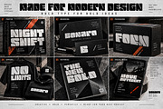 Bonaro — Bold Modern Display Font, a Slab Serif Font by Wow Magic (Thumbnail 2 of 6)