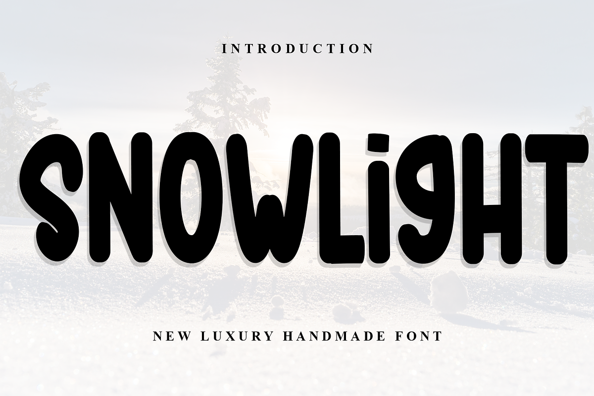 Snowlight, a Sans Serif Font by FreshTypeINK (Photo 1 of 8)