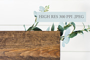 Wood Sign Mockup - Wedding Botanical, a Product Mockup by Harbor Design Co (Thumbnail 2 of 2)