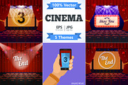 Cinema and Movie Themes, a Technology Illustration by TAlex (Thumbnail 1 of 6)