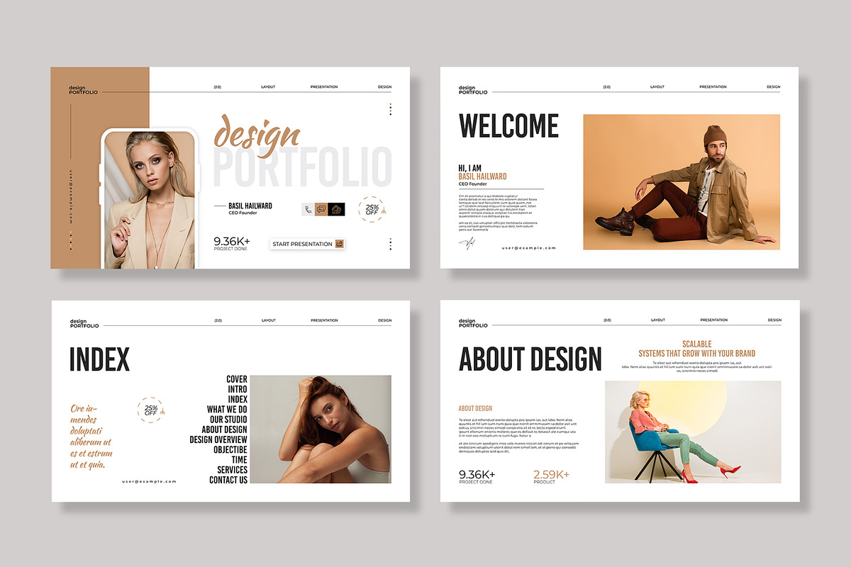 Design Portfolio Presentation preview 2