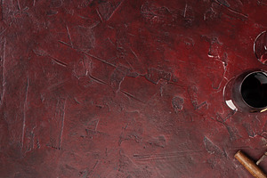 Red Wine Glasses with Cork on Dark Rustic Background, a Food & Drink Photo by Natalia Klenova's Shop