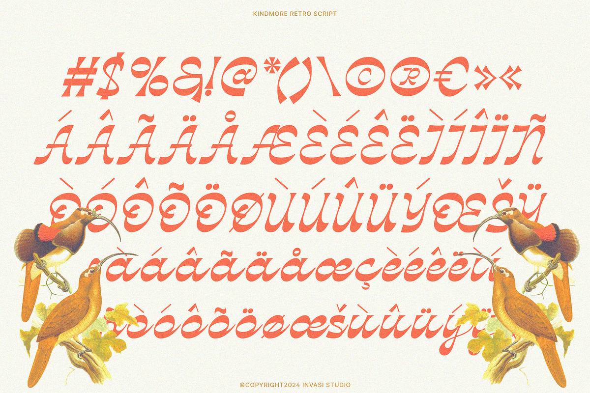 Kindmore - Reverse Script, a Script Font by Invasi Studio (Photo 11 of 11)