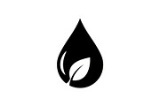 Eco Water Drop Leaf Icon Bundle, an Icon by Designer_Momina (Thumbnail 4 of 10)