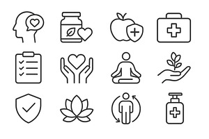 Vector illustration of health, an Object Illustration by ZinetroN