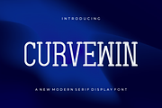 Curvewin - Font, a Slab Serif Font by artchiles_design (Thumbnail 1 of 5)