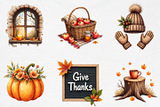 Autumn clipart, an Illustration by CrexoraLab (Thumbnail 3 of 5)