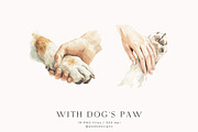With Dogs Paw, a Person Illustration by PeDe Designs (Thumbnail 8 of 9)