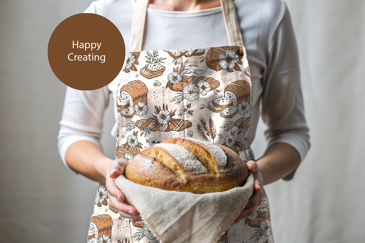 Pastry Chef Bakery Pattern Set, a Pattern Graphic by Red Ink (Photo 8 of 9)