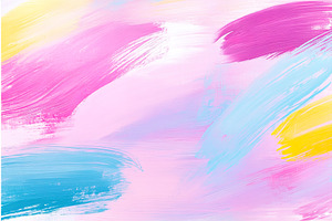 Colorful abstract pastel brush, an Illustration by Lermont51