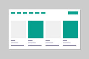 Web Landing Page Wireframe Set, a Landing Page Template by ContestDesign (Thumbnail 7 of 10)