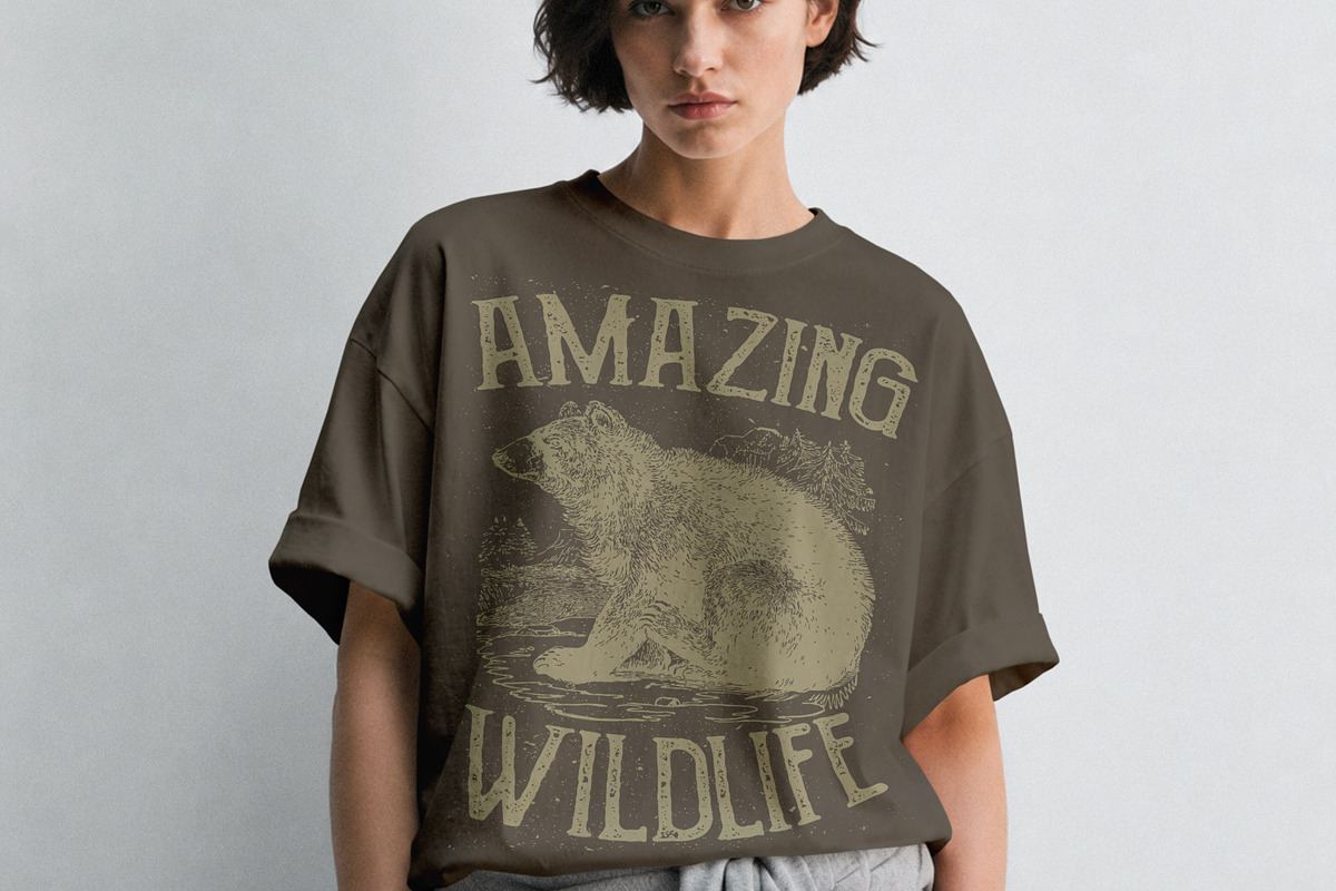 T-Shirt Mockup PSD - Female Model, a Shirt Mockup by Rymden_Fl (Photo 2 of 7)