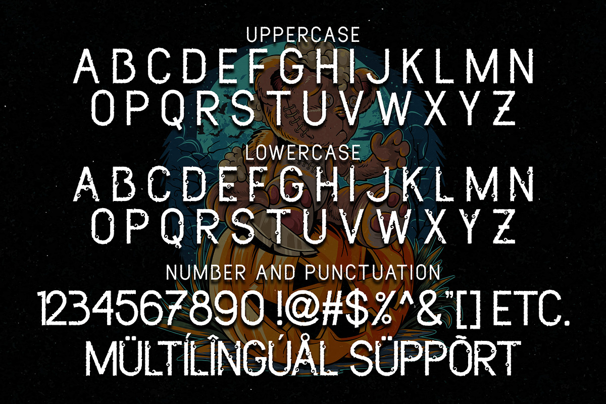 Dead Bear - Display Font, a Handwritten Font by alifryanzulfikar (Photo 6 of 8)