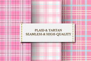 Pink Tartan Seamless Pattern, a Pattern Graphic by wind mill (Thumbnail 1 of 3)