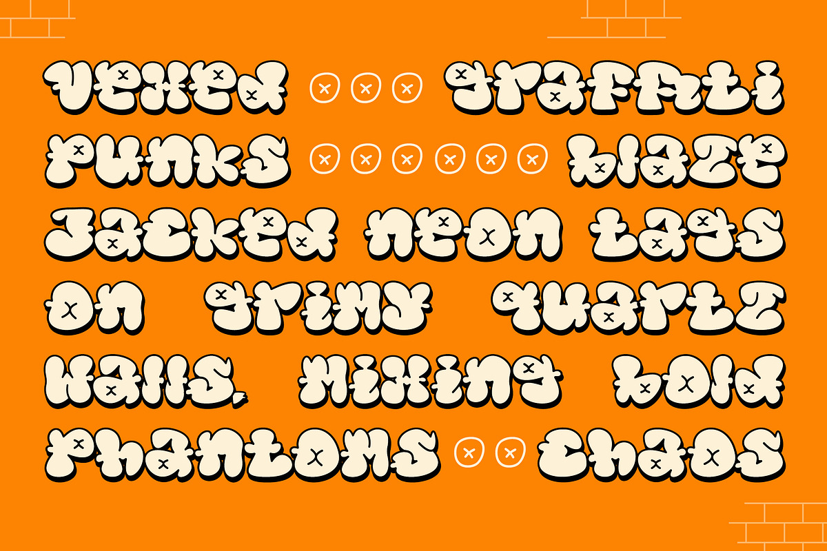 Spice Hype - Street Bubble Grafitti, a Font by Typia Nesia (Photo 4 of 12)