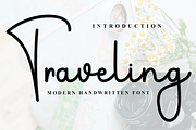 Traveling, a Handwritten Font by InermediaSTUDIO (Thumbnail 1 of 8)