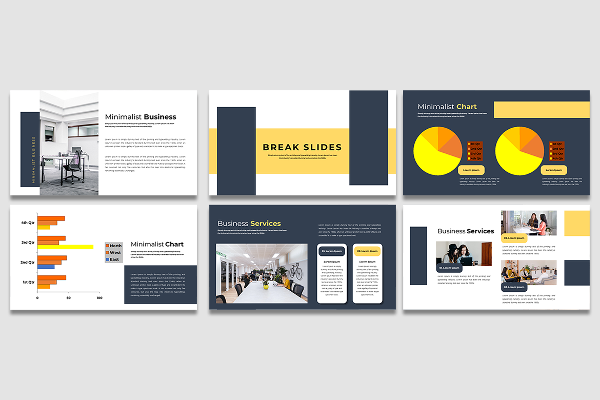 Minimalist Business - Google Slides, a Presentation Template by artchiles_design (Photo 3 of 4)