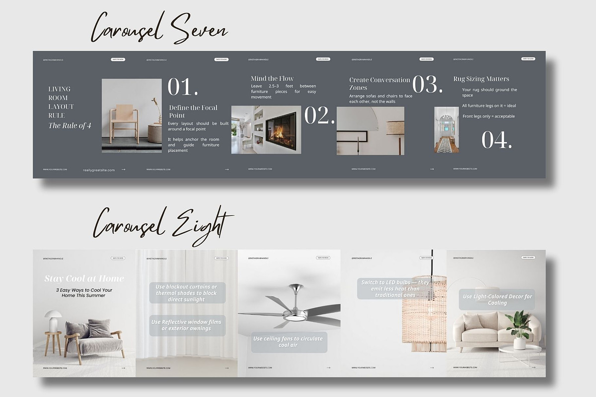 Interior Design Social Media Content preview 7