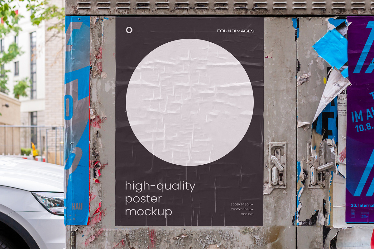 Urban Poster Mockup Template Bundle, an Advertising Mockup by FoundImages (Photo 13 of 52)