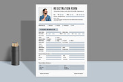 Registration Form Layout, a Stationery Template by ContestDesign (Thumbnail 1 of 2)