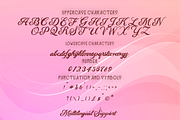 Angelina Beautiful Script style font, a Script Font by mahstudios (Thumbnail 6 of 8)