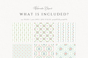 Grandmillennial Seamless Pattern, a Pattern Graphic by Invite to Clipart (Thumbnail 6 of 12)