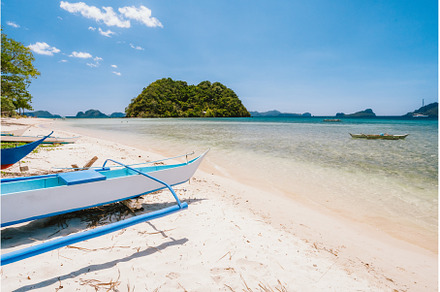 Fisher boat at Las sandy Cabanas, a Nature Photo by Igor Tichonow