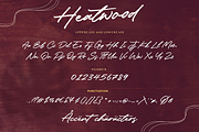 Heatwood - Elegant Signature Font, a Script Font by Balpirick Studio (Thumbnail 6 of 8)