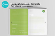 Recipes Book Canva A4 Template, a Magazine Template by DeLaGranSiete (Thumbnail 8 of 13)