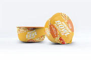 Instant Food Bowl Mock-Up, a Packaging Mockup by DesignRushMarket (Thumbnail 4 of 6)