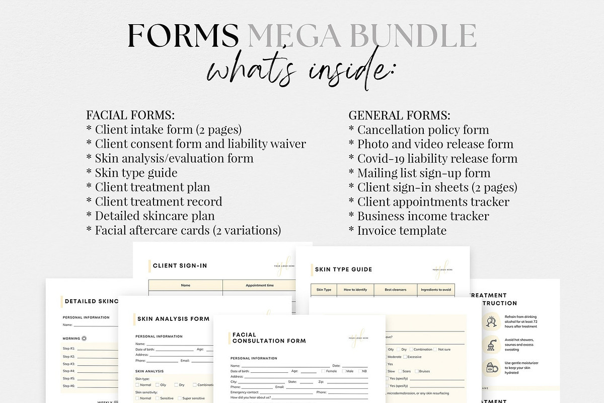 Skincare Consent Forms, a Websites & App Template by SwitzerShop (Photo 5 of 6)