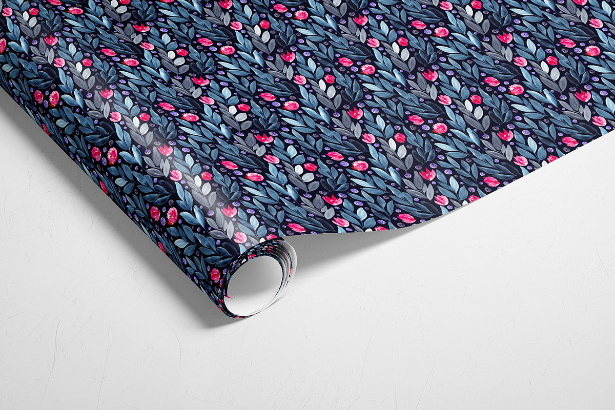 Pink, blue and black, a Pattern Graphic by Anya-D (Photo 5 of 8)