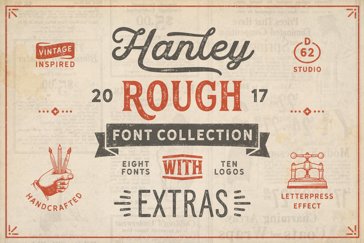 Hanley Rough Font Collection