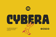 CS Cybera – Bold Display Font, a Sans Serif Font by Craft Supply Co. (Thumbnail 1 of 8)