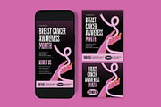 Breast Cancer Awareness Month Flyer, a Flyer Template by graphicook (Thumbnail 3 of 3)