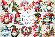 Cute Christmas Gnome Sublimation Bun, an Illustration by DreamPrint404 (Thumbnail 1 of 6)