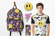 Groovy halloween Retro 70s style, a Decorative Illustration by Lucia Fox (Thumbnail 5 of 8)
