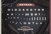 PEACEMAKER FONT SERIES, a Slab Serif Font by Alphabet Agency (Thumbnail 3 of 13)