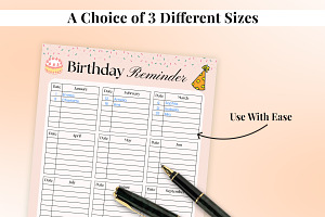 Birthday Reminder Template