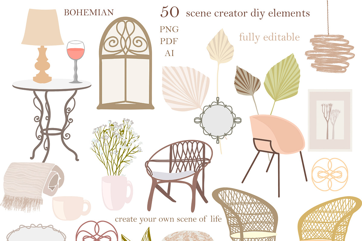 WOMEN SCENE OF LIFE BUNDLE, a Decorative Illustration by ArtOLB (Photo 6 of 10)