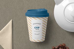 9oz Takeaway Coffee Cup Mockups