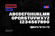 Riking Modern Sans Serif Font, a Sans Serif Font by Graphicxell (Thumbnail 10 of 10)