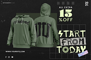 Helvetikus - Combination CutOut Font, a Handwritten Font by Artsygraphy Studio (Thumbnail 4 of 5)
