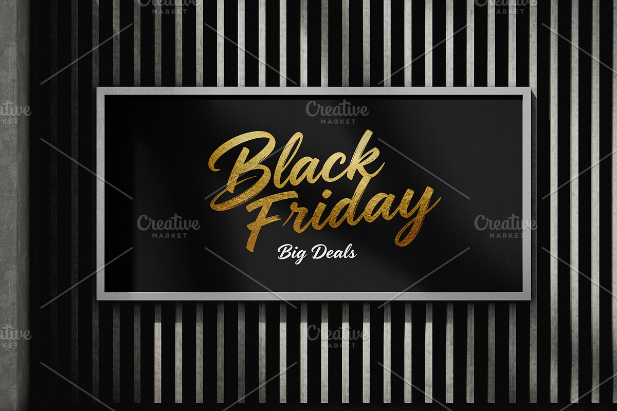 Black Friday card design, a Seasonal Illustration by Elen_Art (Photo 3 of 3)