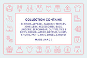 Clothing Icons, an Outline Icon by Made by Made (Thumbnail 2 of 8)